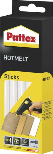 "Hot glue sticks 10 pack, 200 g, transparent image"
