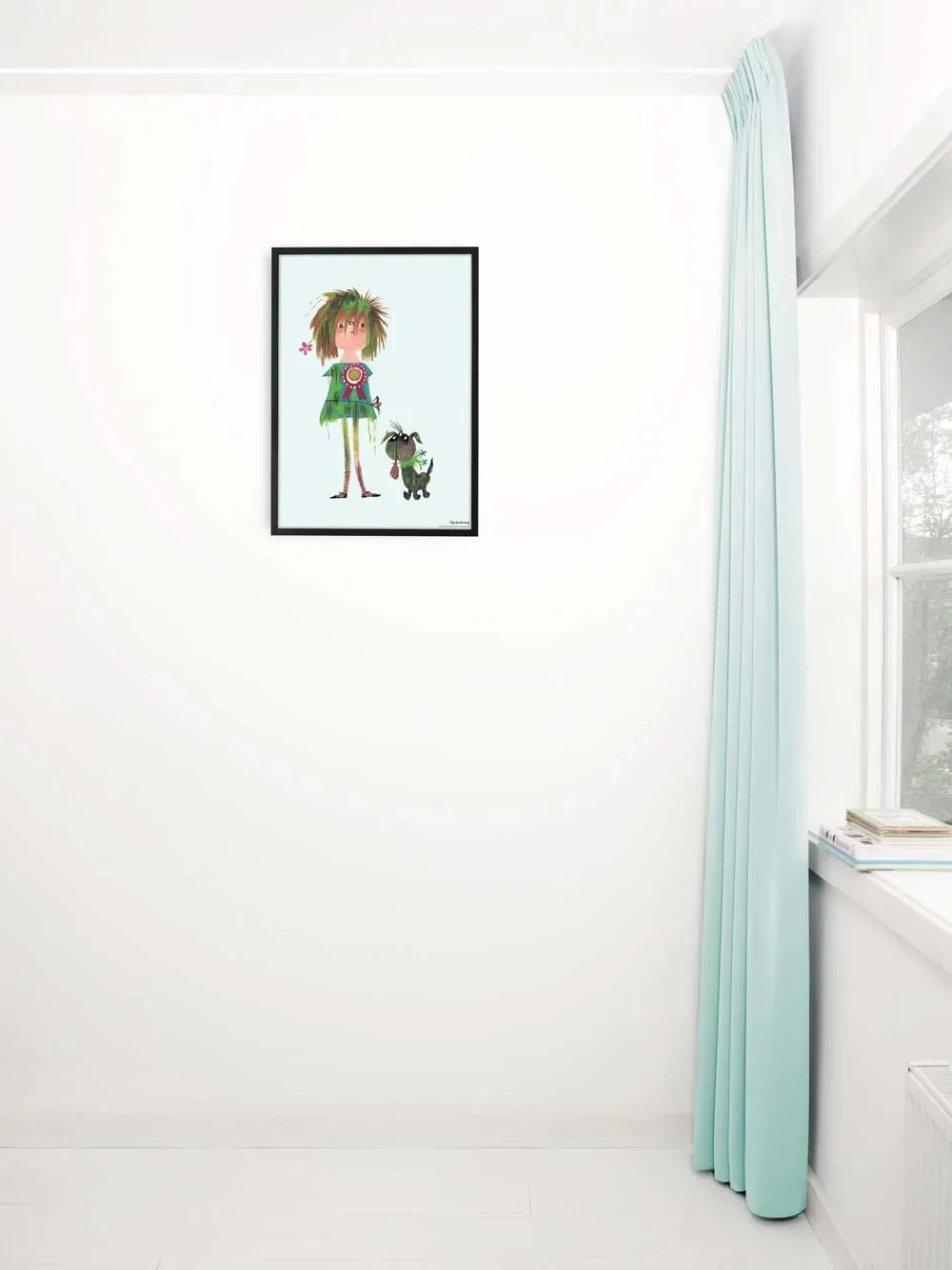 "Kek Amsterdam Poster enfant fille & chien image"