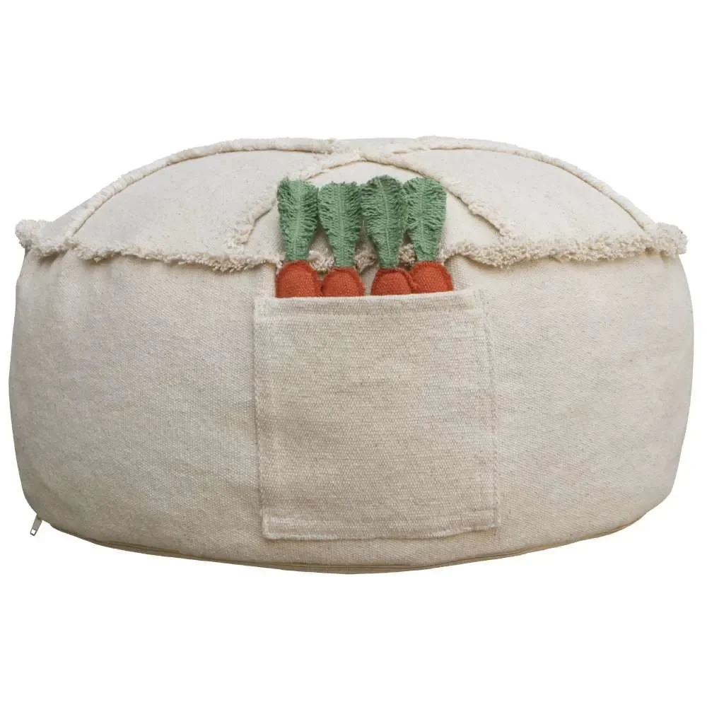 "Lorena Canals Pouf "Jardin potager image"