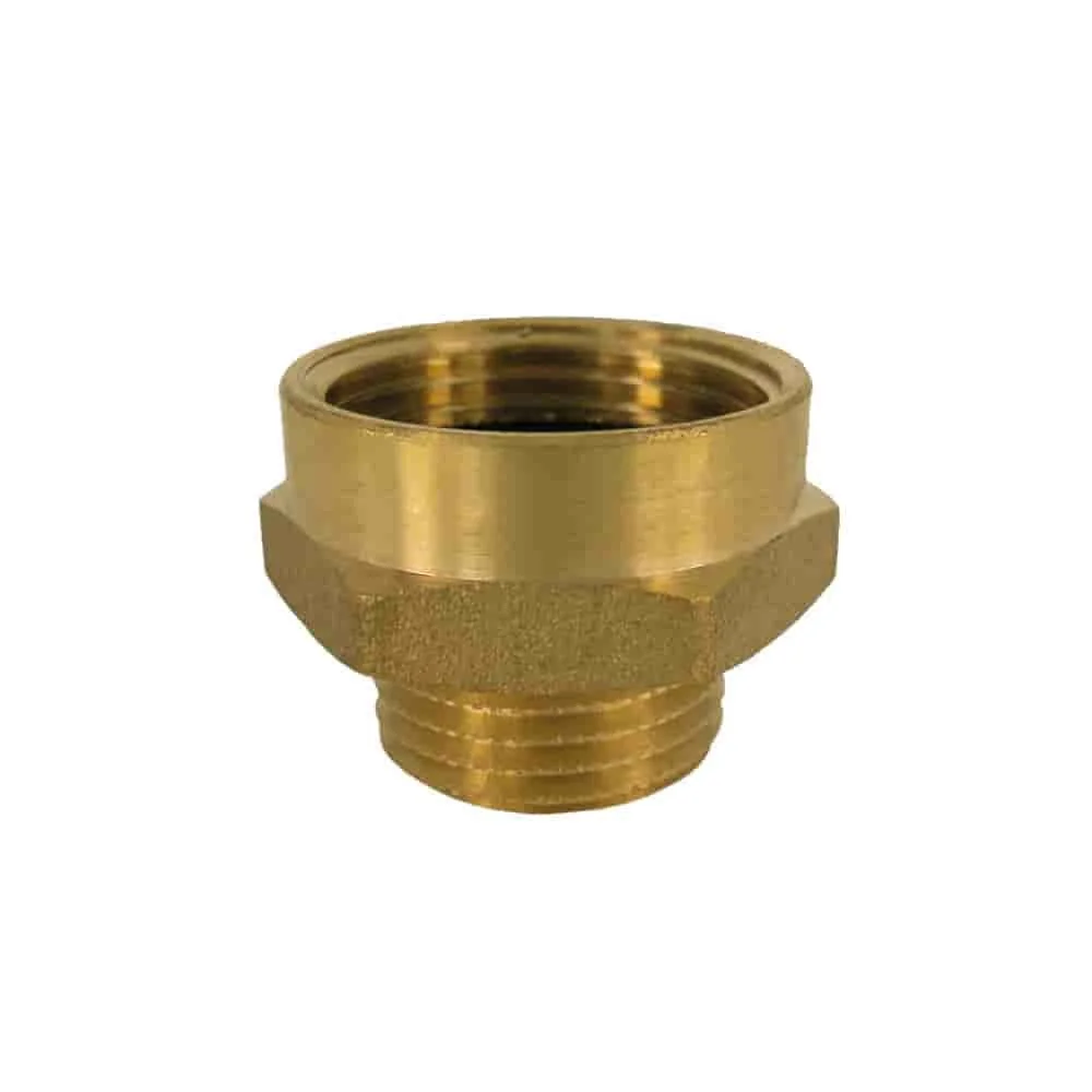 "Raccord Laiton Double Mamelon 1/2" AG x 3/4" IG - Plomberie, Chauffage image"