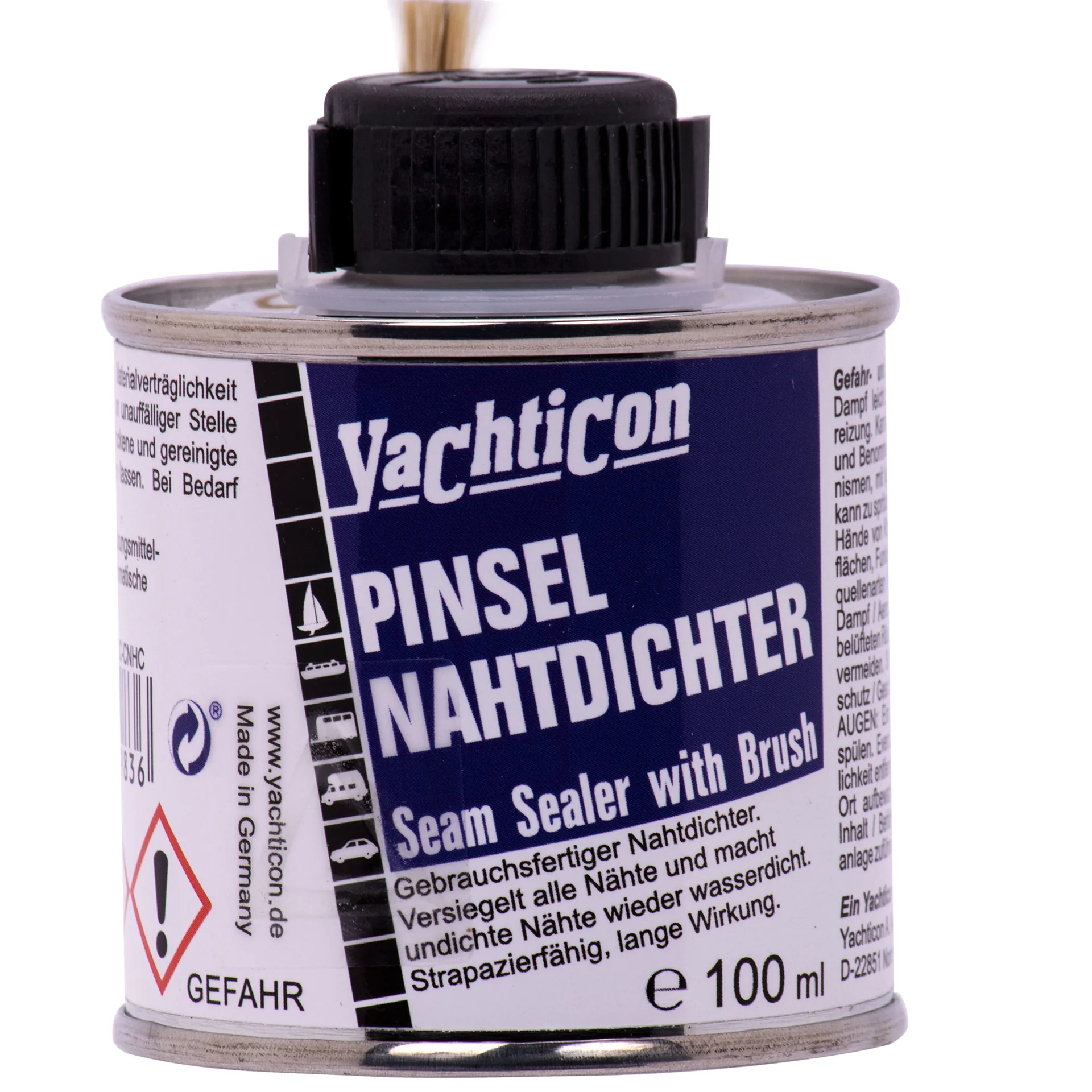 "Mastic pour joints bateau 100 ml, étanchéité joints bateau, avec Pinceau image"