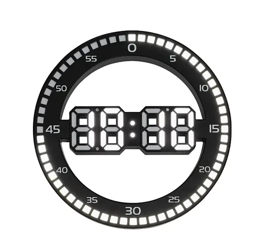 "Horloge de table et murale LED image"