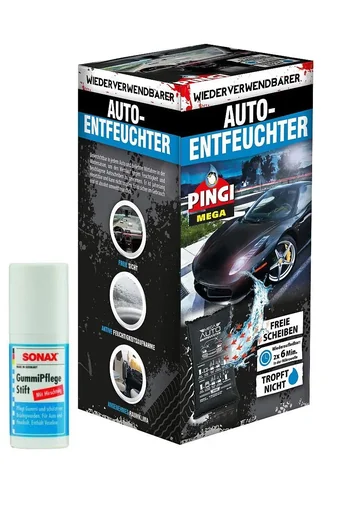 "Mega Car Dehumidifier, 1 KG including rubber care stick image"